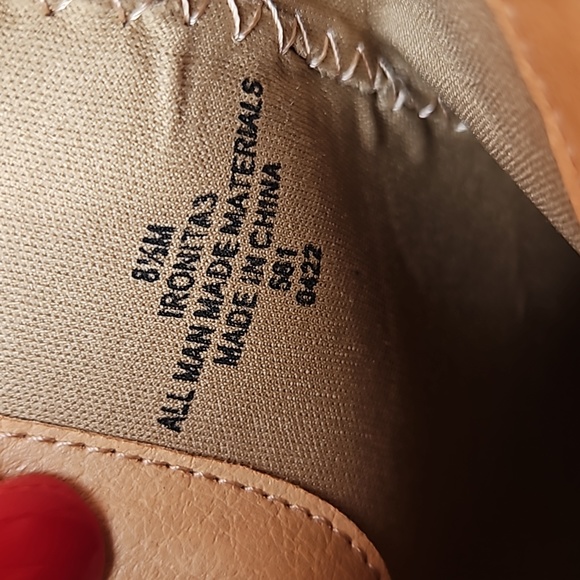 Ankle Tan Cowgirl Pointed Boots Faux Leather Size 8.5 - Picture 14 of 15